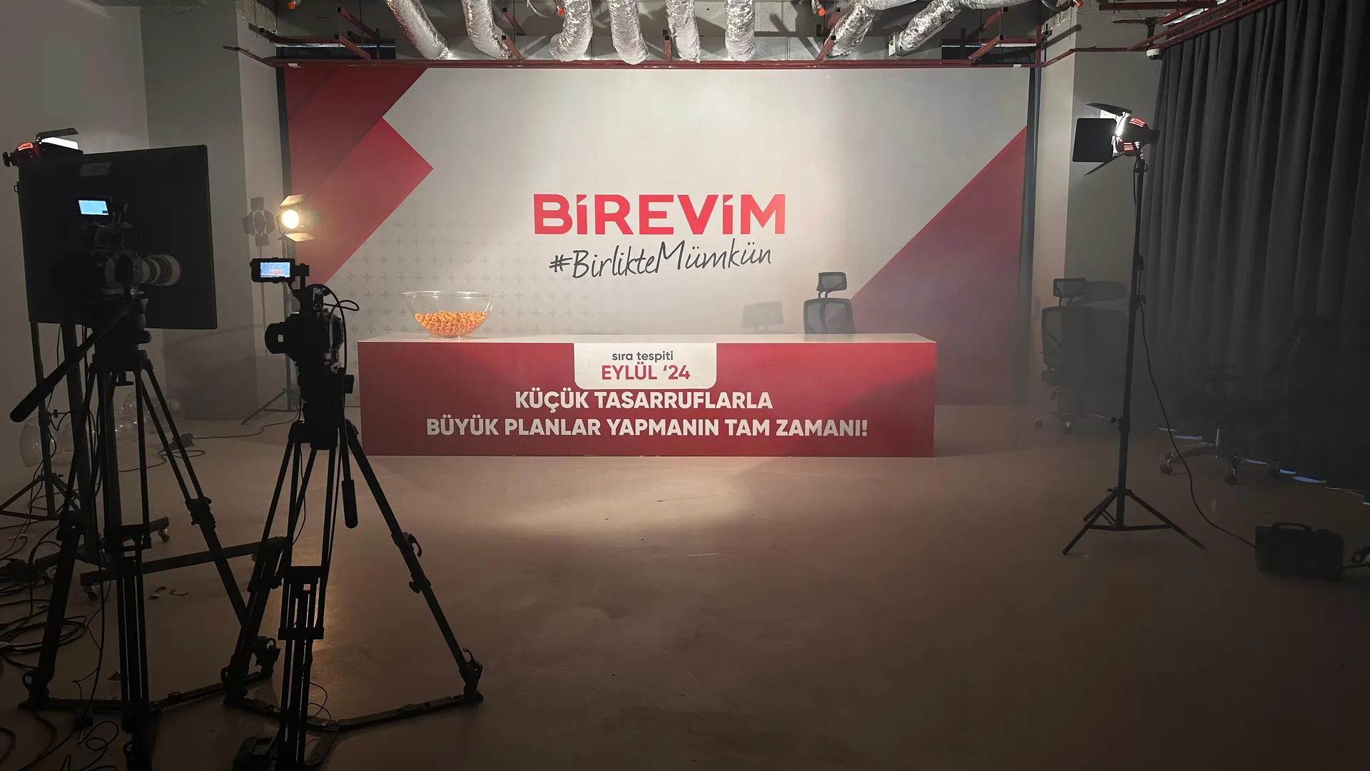 Video prodüksiyon stüdyo çekimi